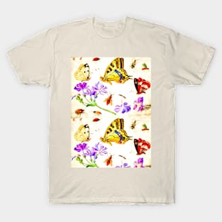 Butterflies, Other Insects, and Flowers by Jan van Kessel (Digitally Enhanced) T-Shirt